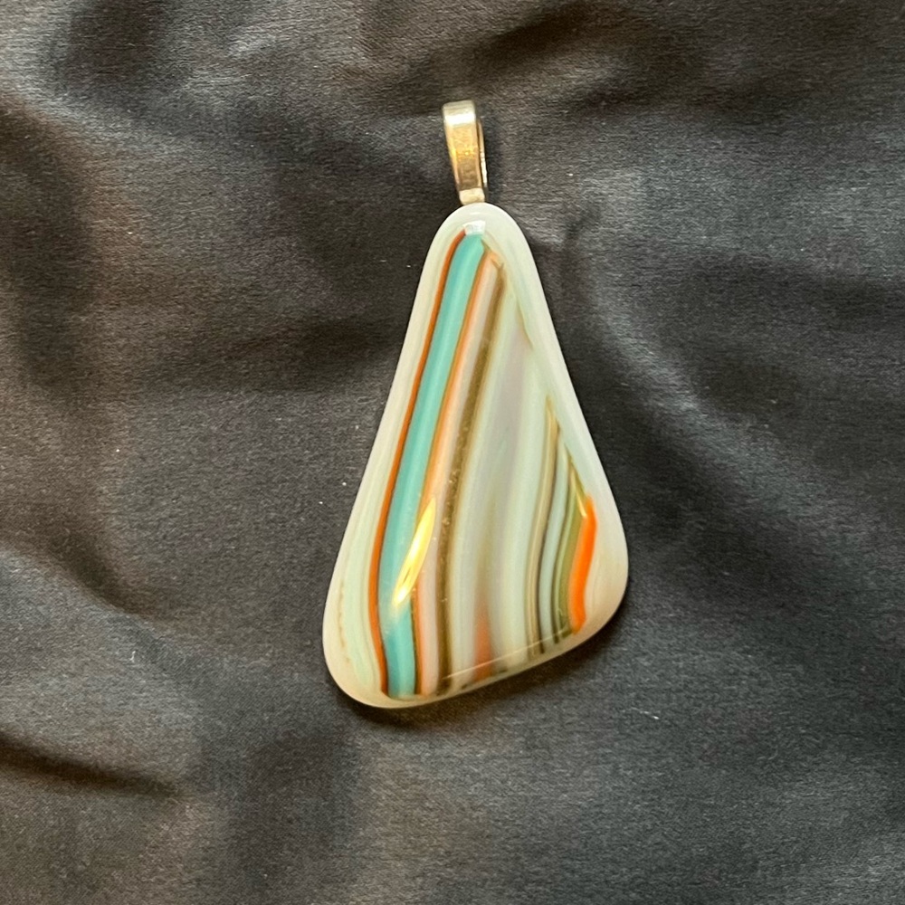 Glass Blown Pendant (handmade)